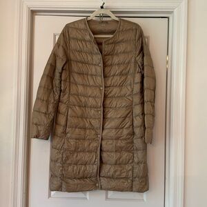 Uniqlo ultra light down long jacket